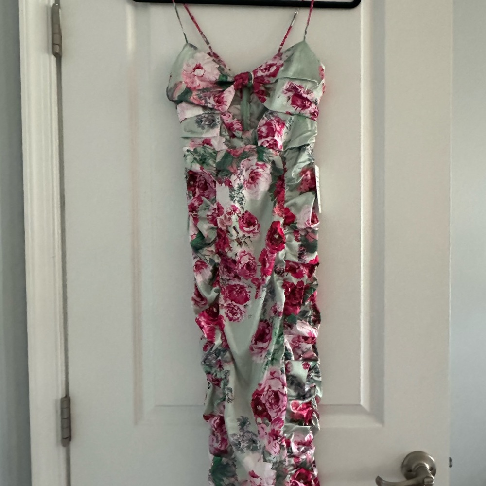 For Love and Lemons Robin Floral Midi Dress